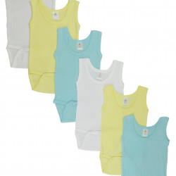 Boys Tank Top Onezies 6 Pack