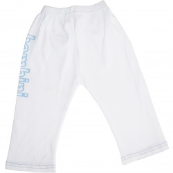 Boys White Pants With Print