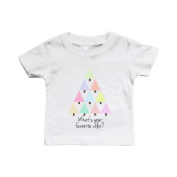 Graphic Snap-on Style Baby Tee, Infant Tee - Favorite Color