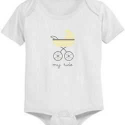 My Ride Cute Baby Bodysuit - Pre-Shrunk Cotton Snap-On Style Baby Bodysuit