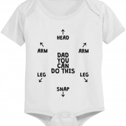 Dad You Can Do This - Funny Statement Bodysuit