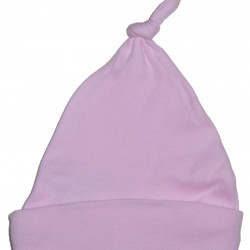 Pink Knotted Baby Cap