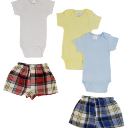 Infant Onezies And Boxer Shorts