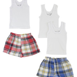 Infant Tank Tops And Boxer Shorts