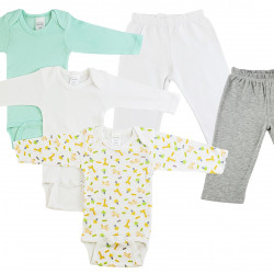 Infant Boys Long Sleeve Onezies And Track Sweatpants